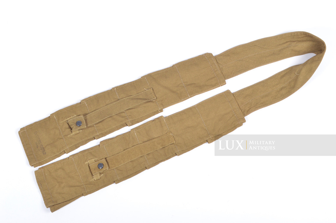 Late-war paratrooper's k98 tan ammunition bandolee, « 1944 » - photo 11