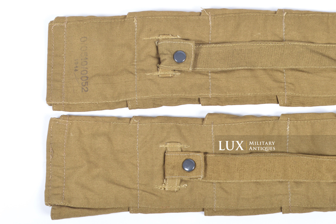 Late-war paratrooper's k98 tan ammunition bandolee, « 1944 » - photo 12