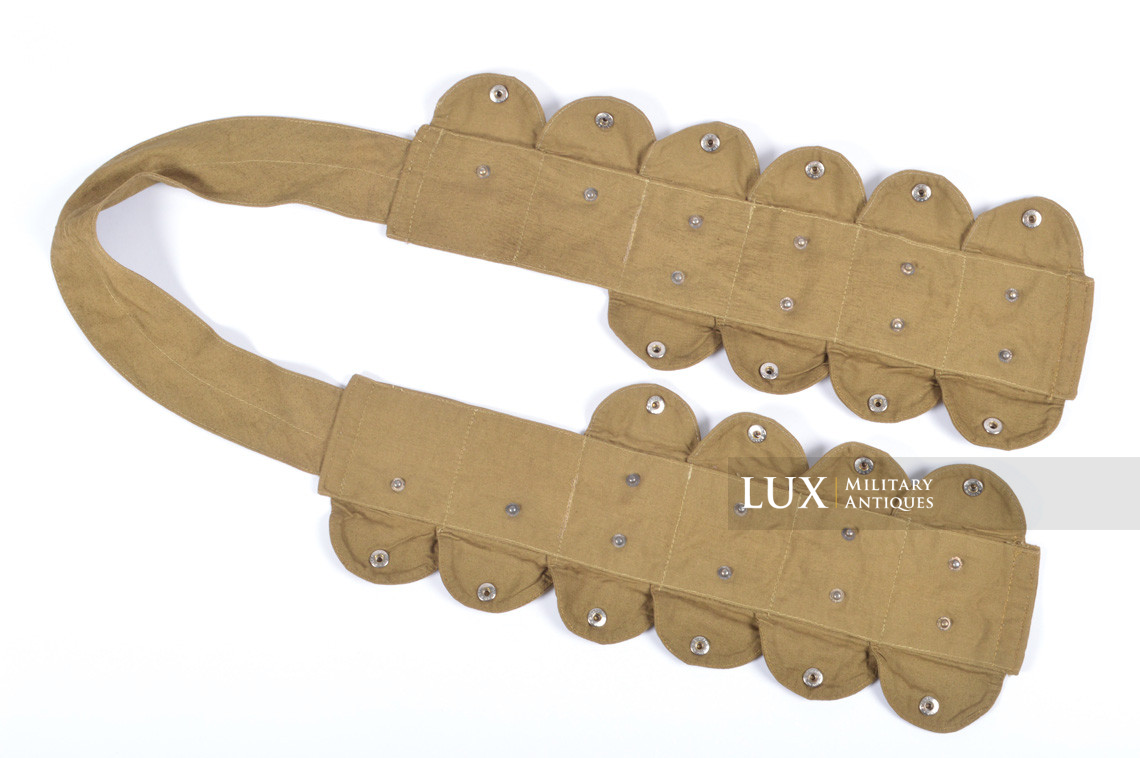 Late-war paratrooper's k98 tan ammunition bandolee, « 1944 » - photo 19