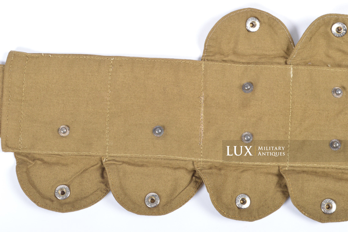 Late-war paratrooper's k98 tan ammunition bandolee, « 1944 » - photo 21