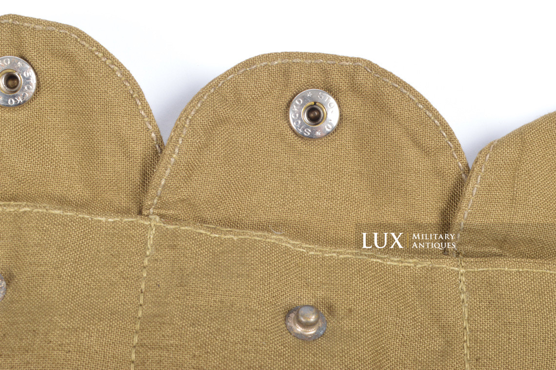 Late-war paratrooper's k98 tan ammunition bandolee, « 1944 » - photo 24