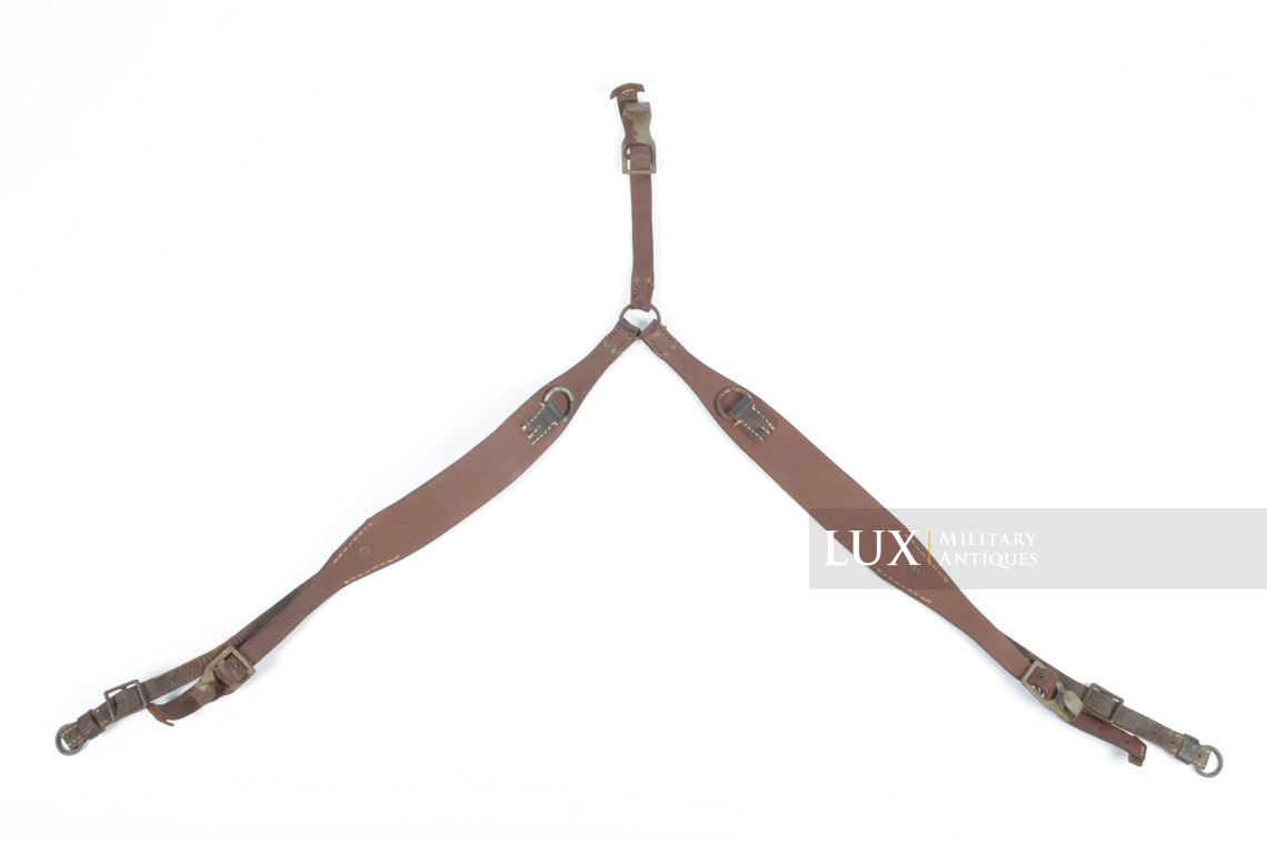 German combat Y-straps, « captured french leather variation » - photo 4