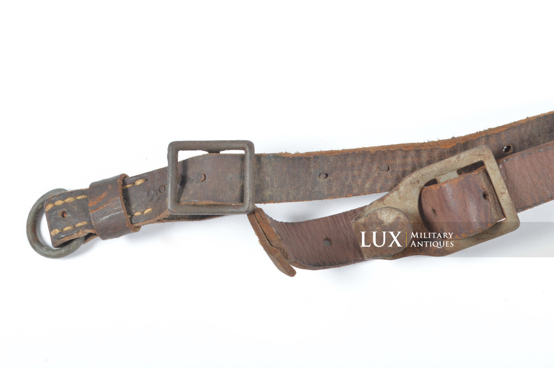 German combat Y-straps, « captured french leather variation » - photo 8