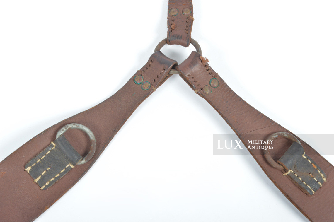 German combat Y-straps, « captured french leather variation » - photo 11