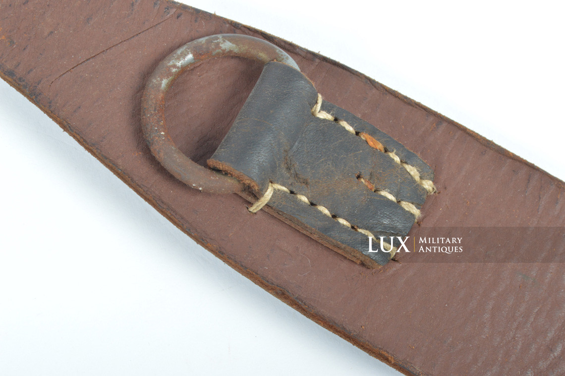 German combat Y-straps, « captured french leather variation » - photo 13