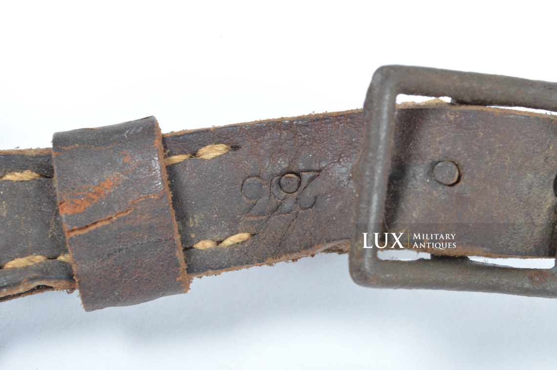 German combat Y-straps, « captured french leather variation » - photo 17