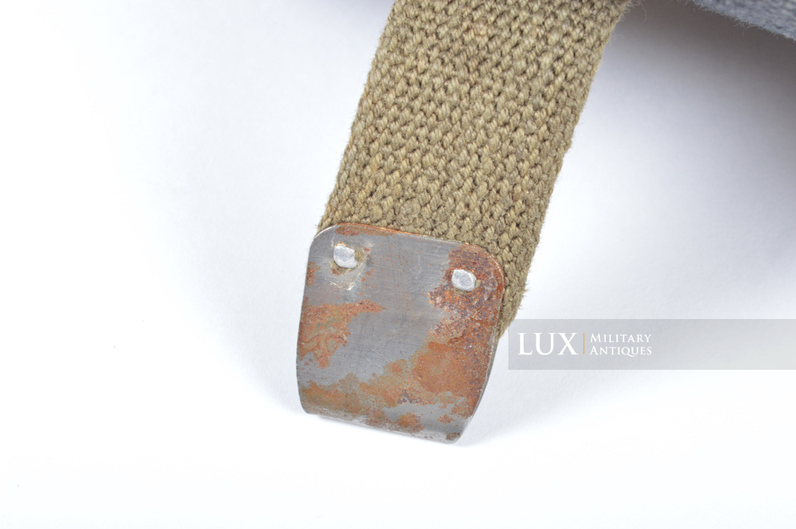 Unissued German flare gun ammunition pouch in blue webbing, « jvf 42 » - photo 10