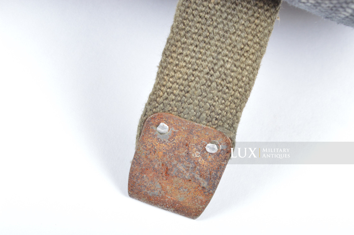 Unissued German flare gun ammunition pouch in blue webbing, « jvf 42 » - photo 11