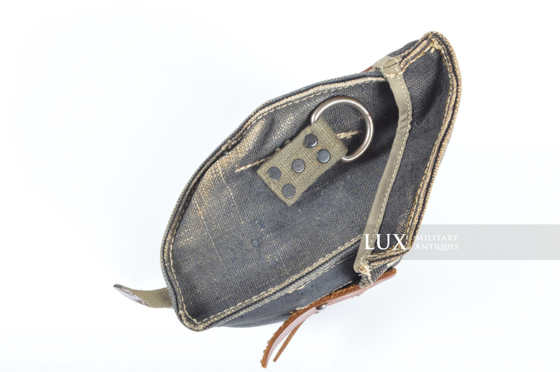 Unissued German flare gun ammunition pouch in blue webbing, « jvf 42 » - photo 12