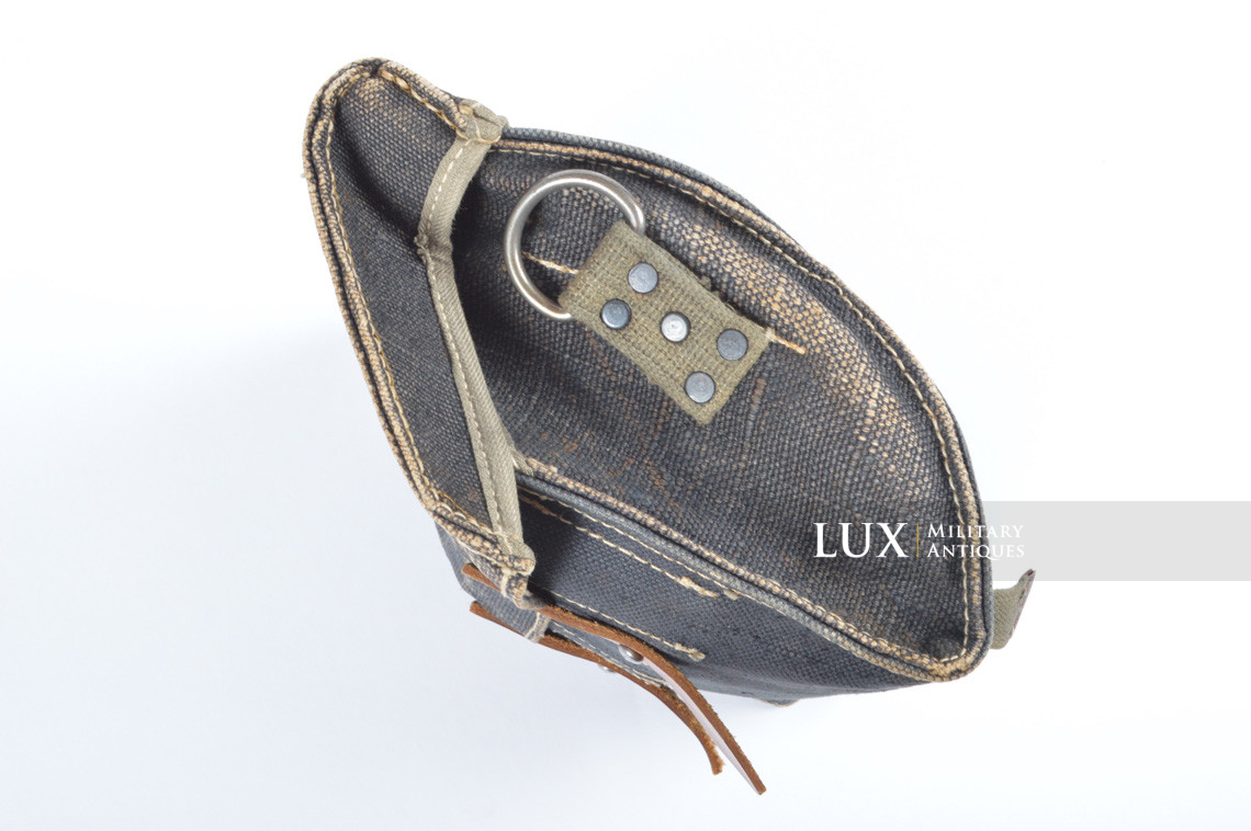 Unissued German flare gun ammunition pouch in blue webbing, « jvf 42 » - photo 14
