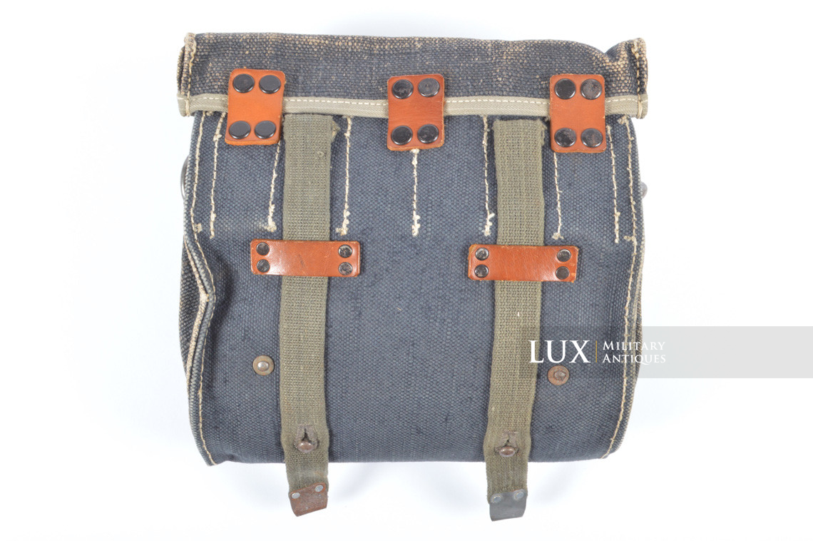 Unissued German flare gun ammunition pouch in blue webbing, « jvf 42 » - photo 16