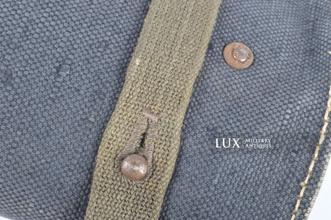 Unissued German flare gun ammunition pouch in blue webbing, « jvf 42 » - photo 20