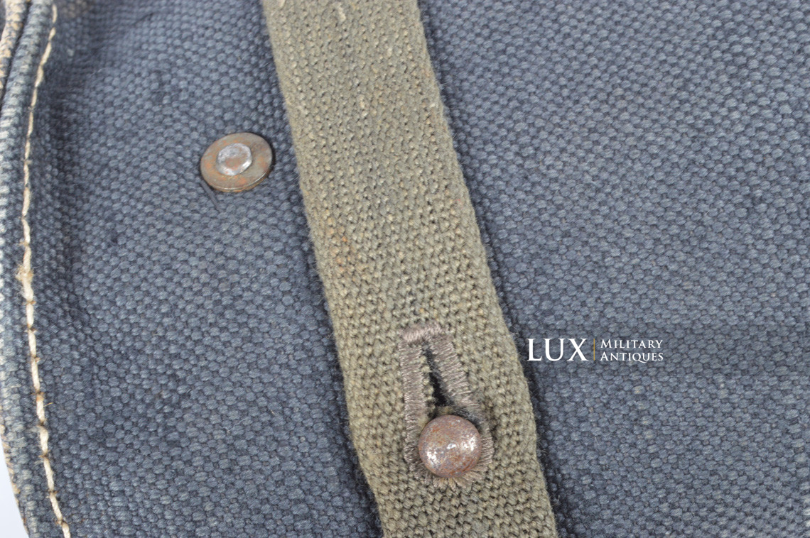 Unissued German flare gun ammunition pouch in blue webbing, « jvf 42 » - photo 21