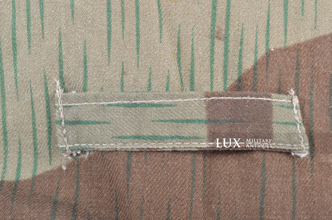 German Army issue combat splinter camouflage helmet cover, « combat worn - photo 17