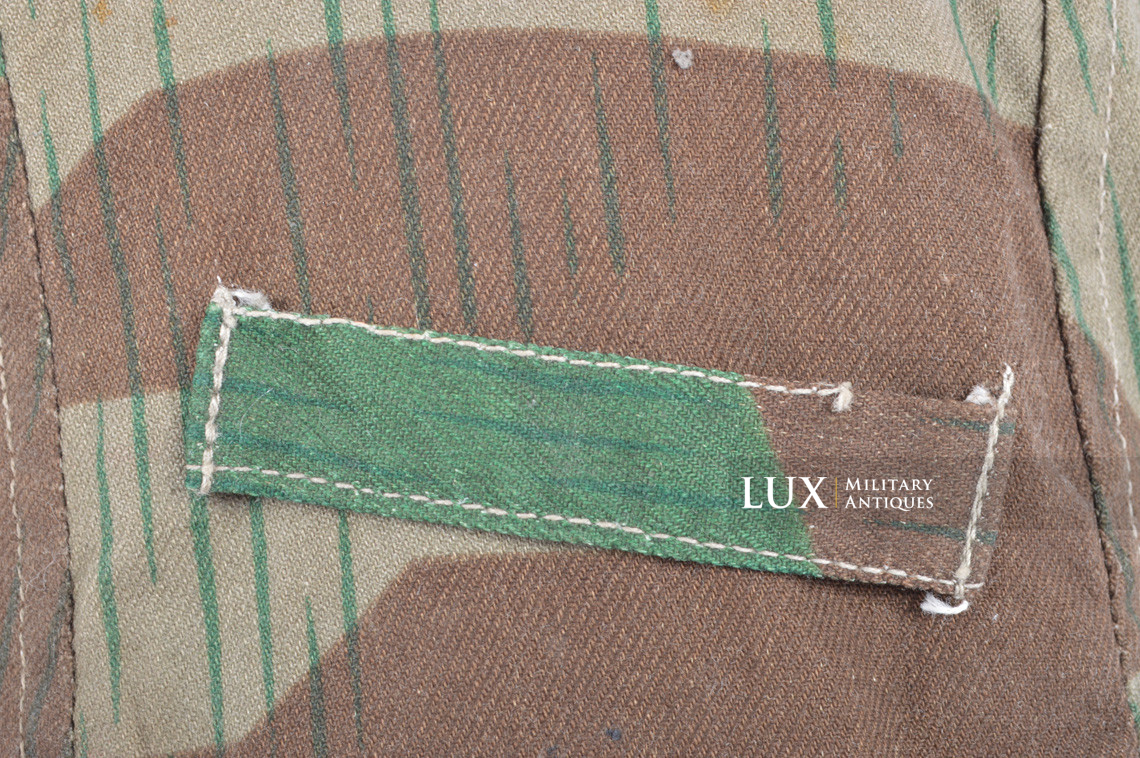 German Army issue combat splinter camouflage helmet cover, « combat worn - photo 20