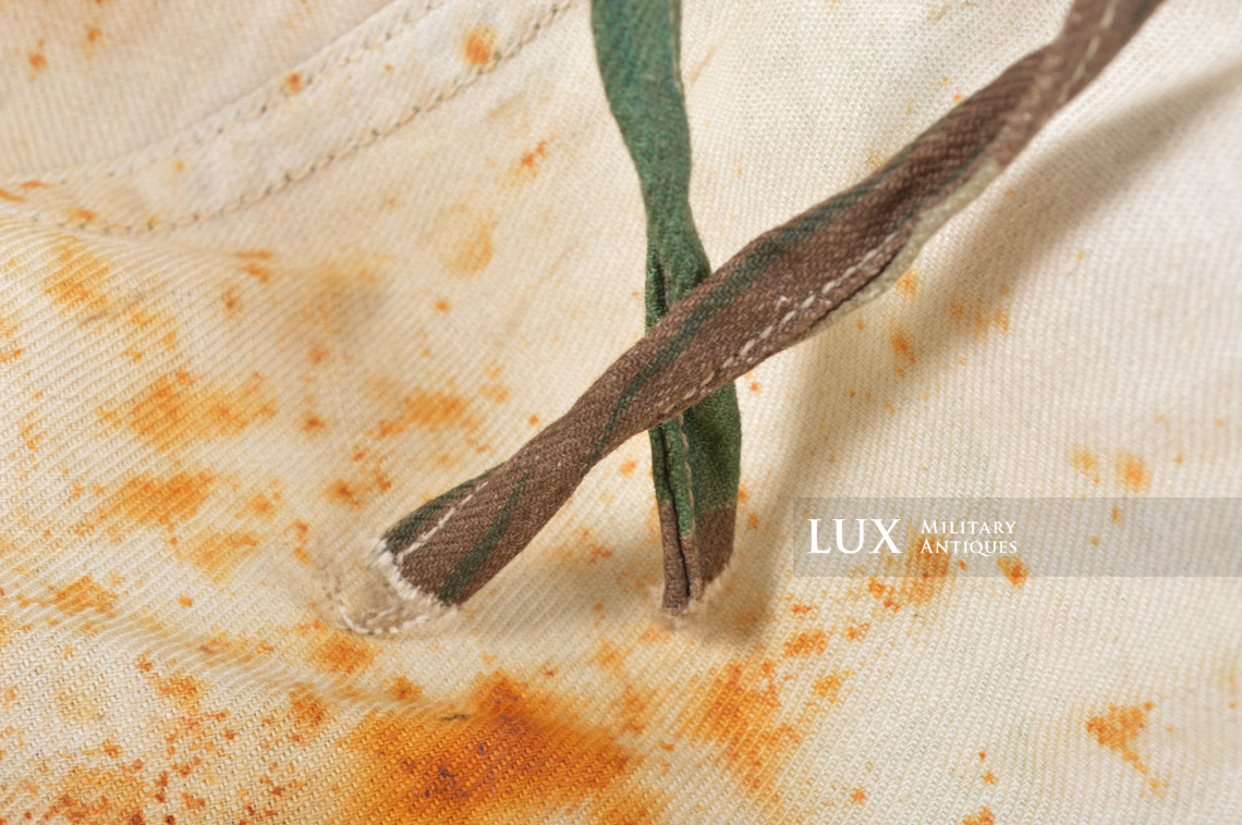 German Army issue combat splinter camouflage helmet cover, « combat worn - photo 33