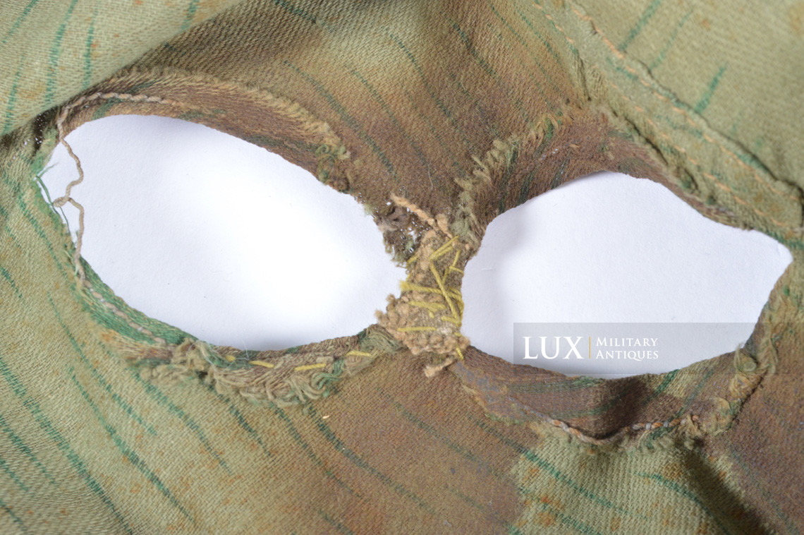 German paratrooper splinter camouflage helmet cover, « FJR6 / Normandy » - photo 11