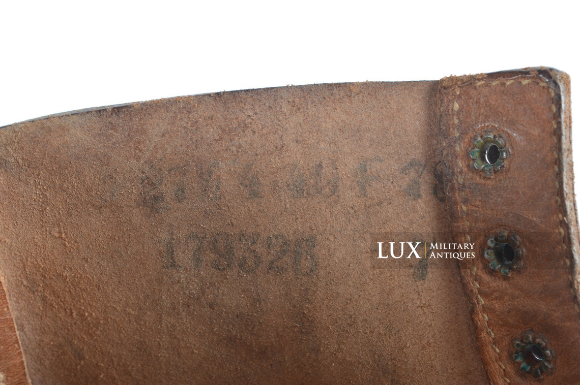 Unissued early-war German low ankle combat boots, « Tack & Cie. 1940 » - photo 14