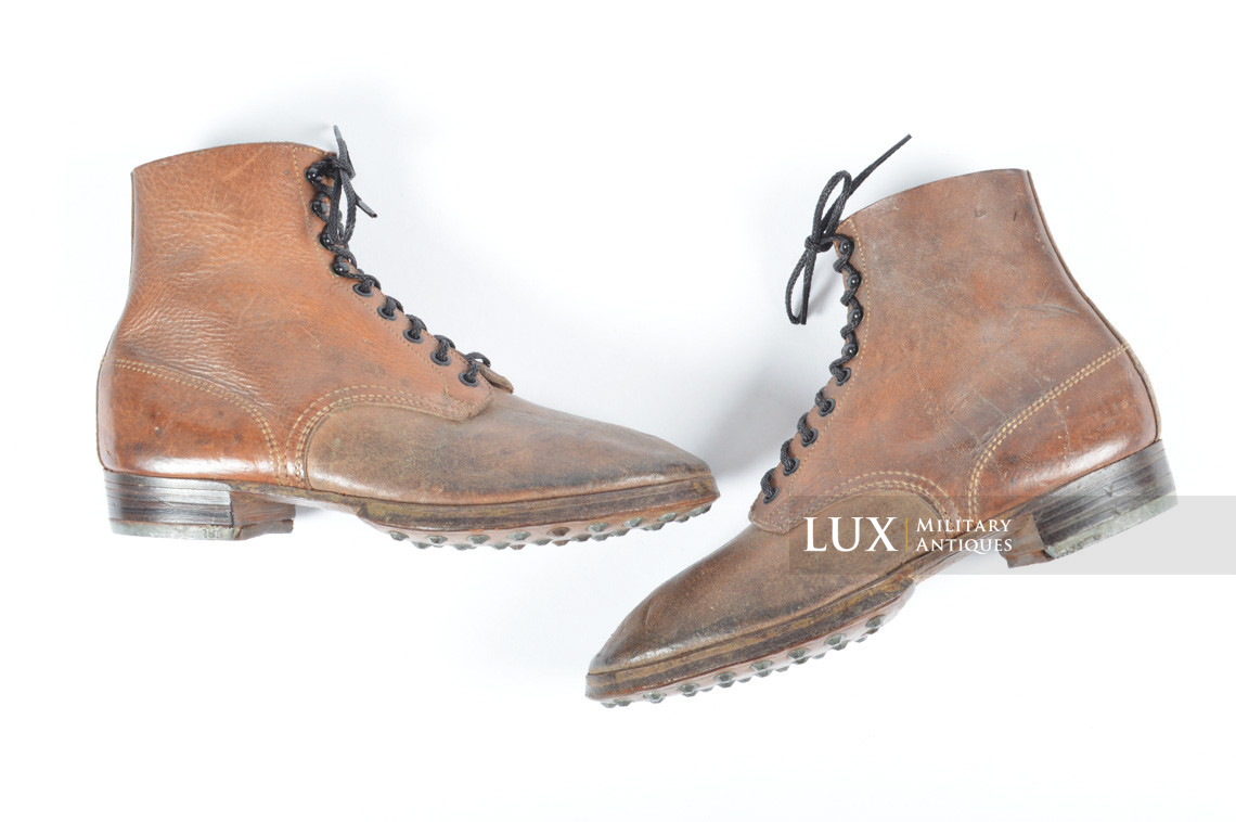 Unissued early-war German low ankle combat boots, « Tack & Cie. 1940 » - photo 4