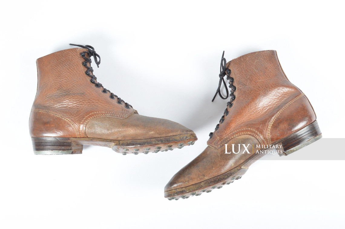 Unissued early-war German low ankle combat boots, « Tack & Cie. 1940 » - photo 7