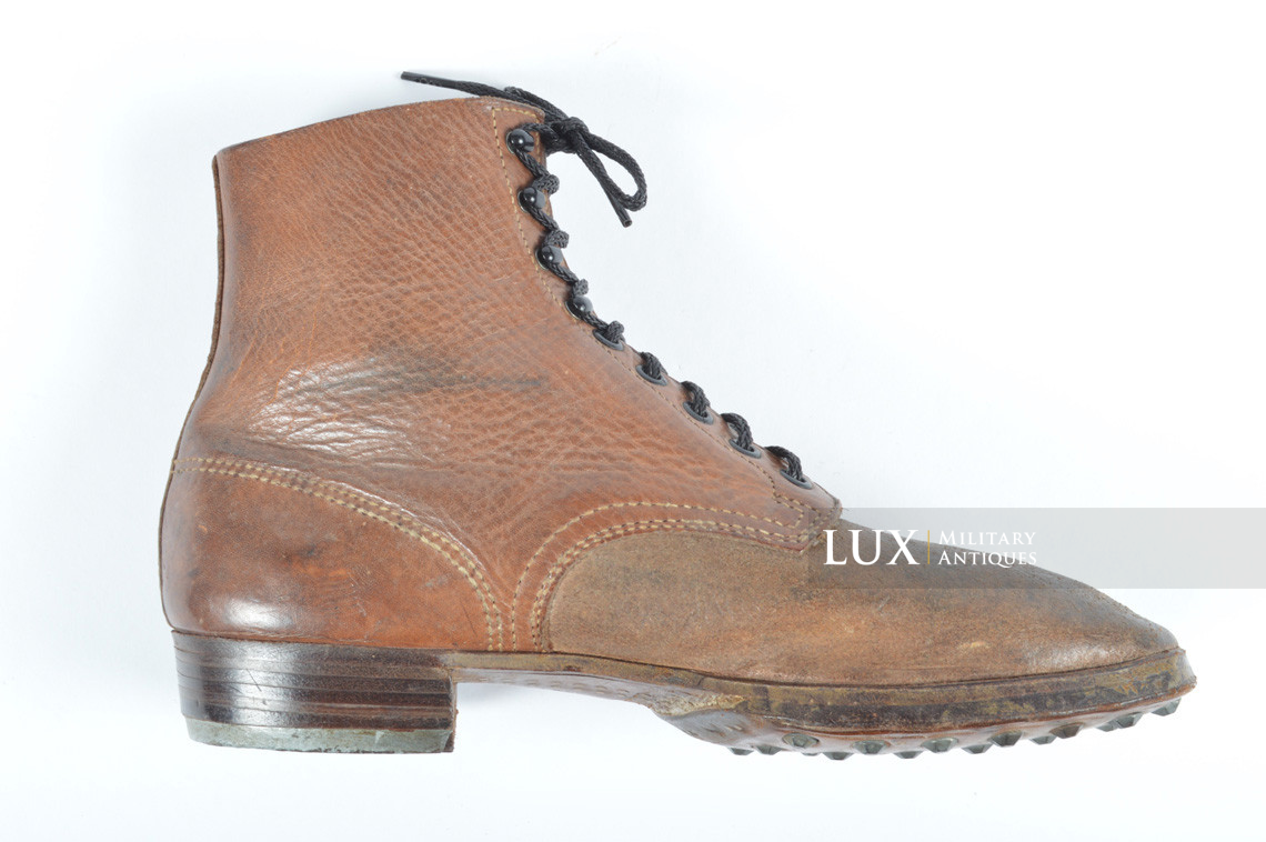 Unissued early-war German low ankle combat boots, « Tack & Cie. 1940 » - photo 12