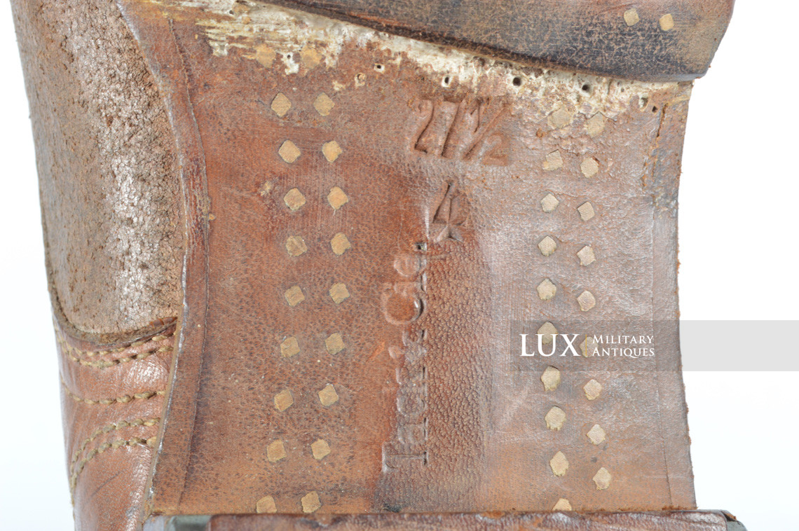 Unissued early-war German low ankle combat boots, « Tack & Cie. 1940 » - photo 19