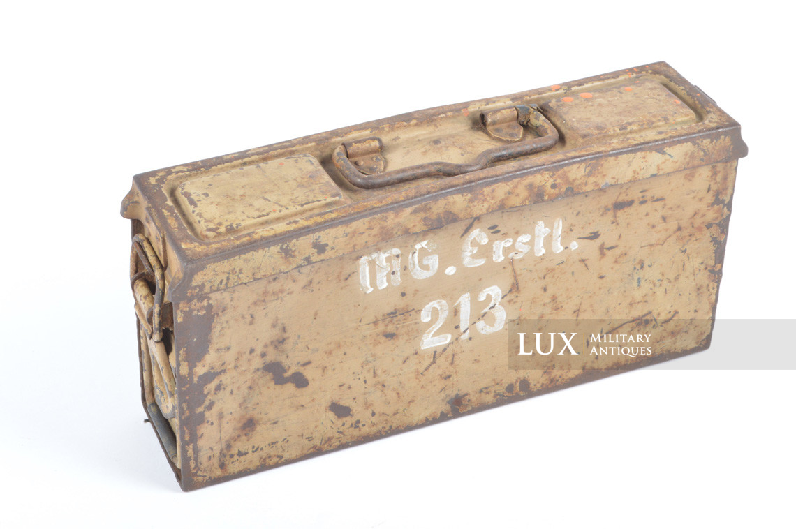 German mid-war tan MG34/42 ammunitions case, « MG. Erstl. 213 » - photo 4