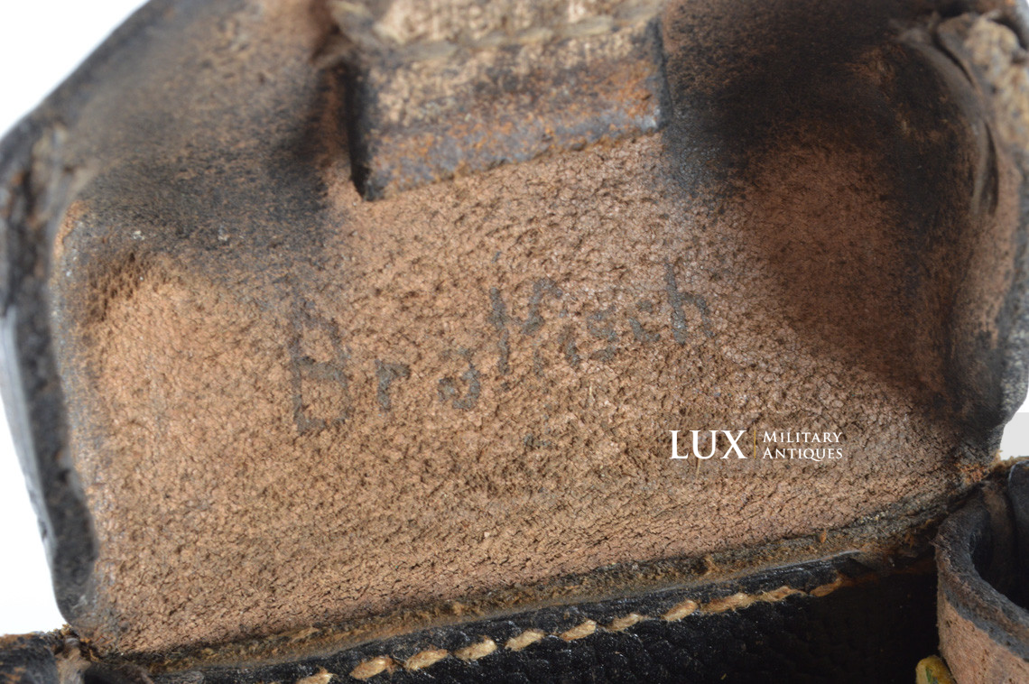Early-war Kriegsmarine k98 ammo pouch, named, « 1941 » - photo 15
