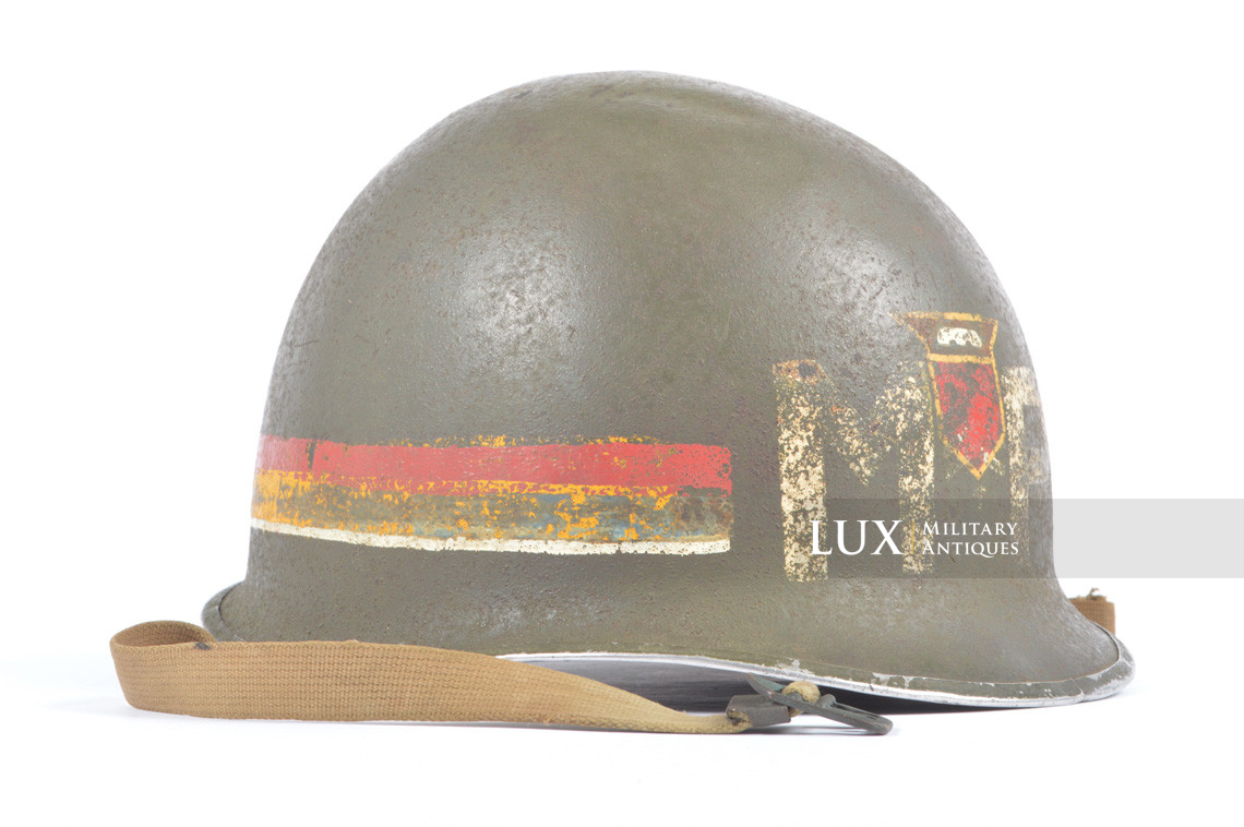 USM1 Military Police combat helmet, « 76th Infantry Division »  - photo 7