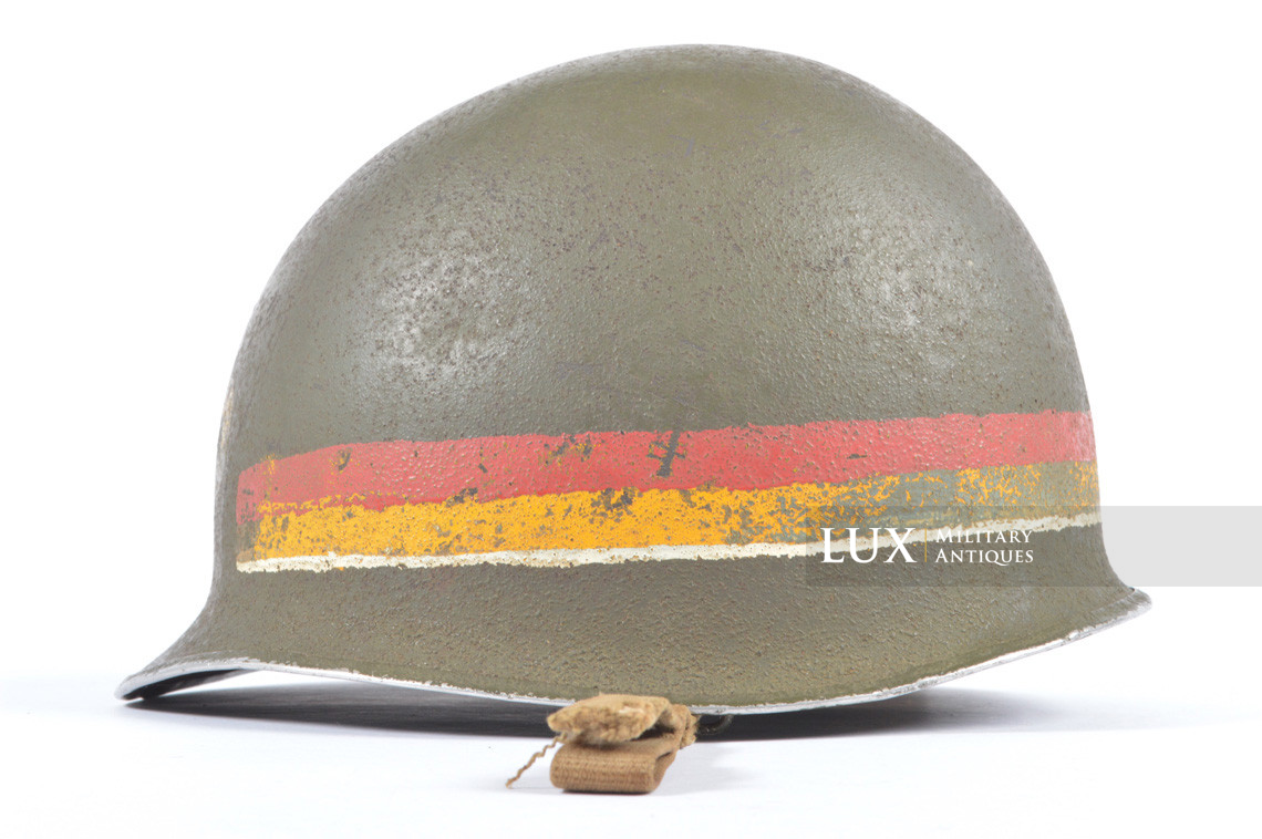 Casque USM1 police militaire 76th Infantry Division, « LIBERTY BELL DIVISION » - photo 12