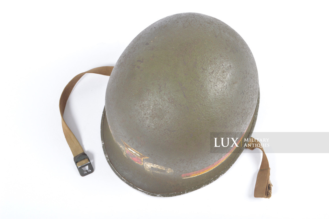 Casque USM1 police militaire 76th Infantry Division, « LIBERTY BELL DIVISION » - photo 14