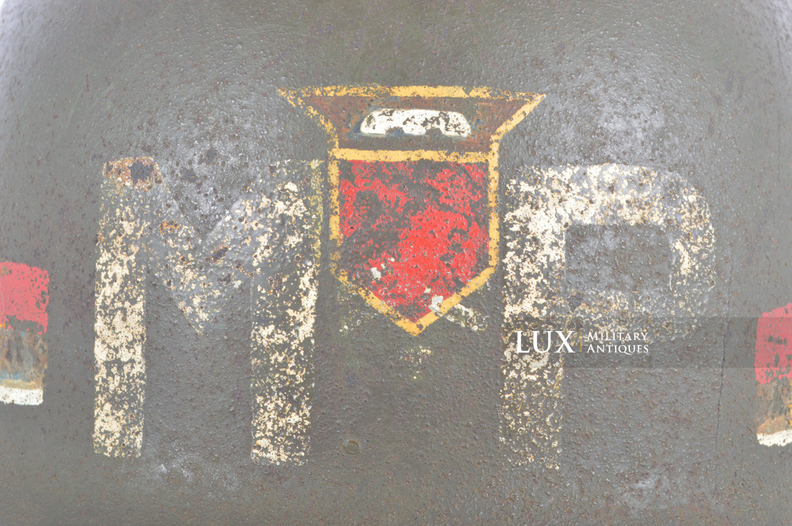 USM1 Military Police combat helmet, « 76th Infantry Division »  - photo 18