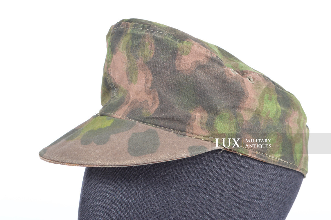 Waffen-SS issued M42 camouflage field cap - photo 4