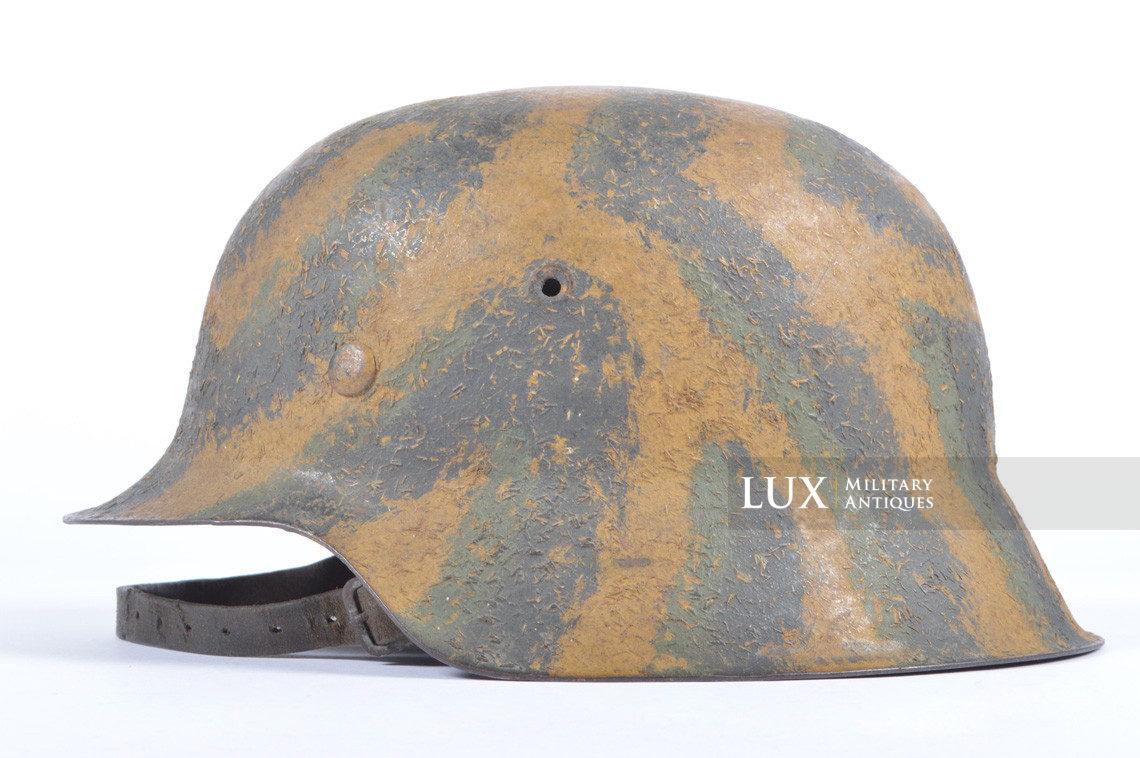 M42 three-tone sawdust textured camouflage combat helmet, « Tiger Stripe » - photo 4