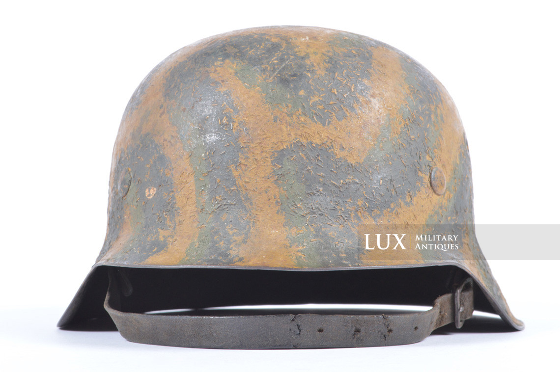 M42 three-tone sawdust textured camouflage combat helmet, « Tiger Stripe » - photo 8