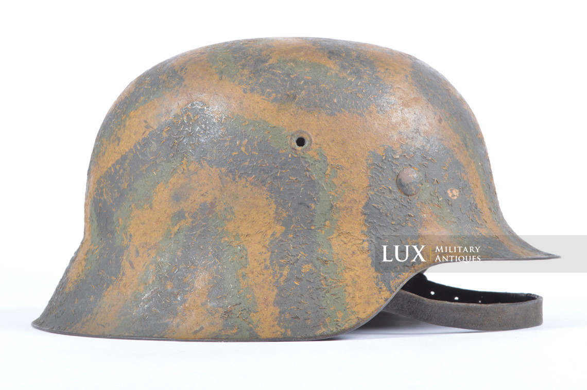 M42 three-tone sawdust textured camouflage combat helmet, « Tiger Stripe » - photo 10