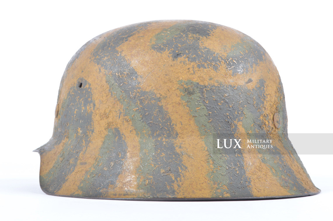 M42 three-tone sawdust textured camouflage combat helmet, « Tiger Stripe » - photo 13