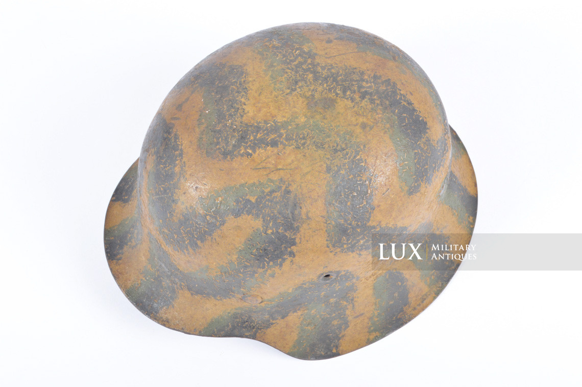 M42 three-tone sawdust textured camouflage combat helmet, « Tiger Stripe » - photo 14