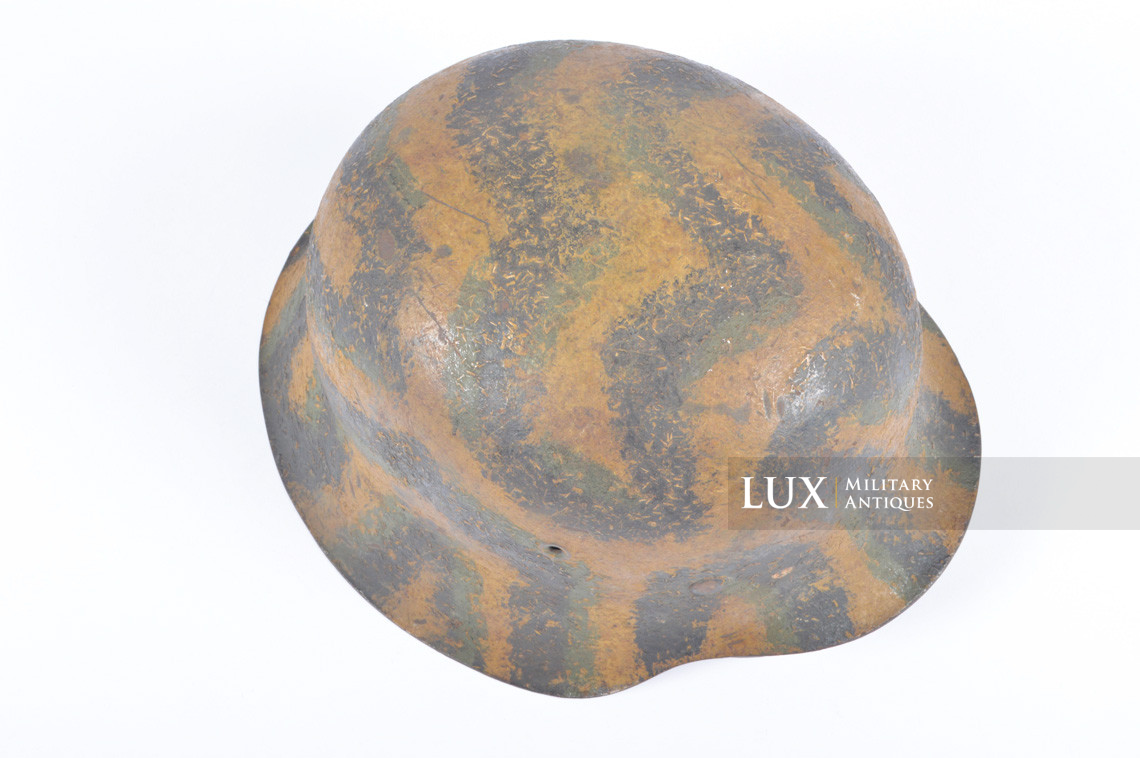 M42 three-tone sawdust textured camouflage combat helmet, « Tiger Stripe » - photo 15