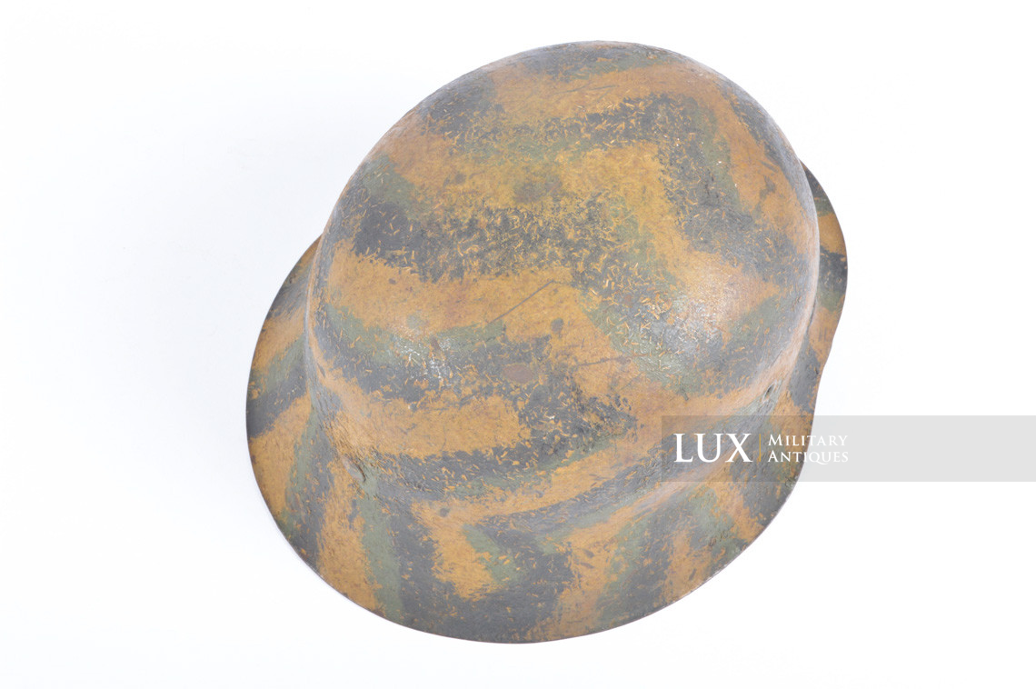 M42 three-tone sawdust textured camouflage combat helmet, « Tiger Stripe » - photo 16