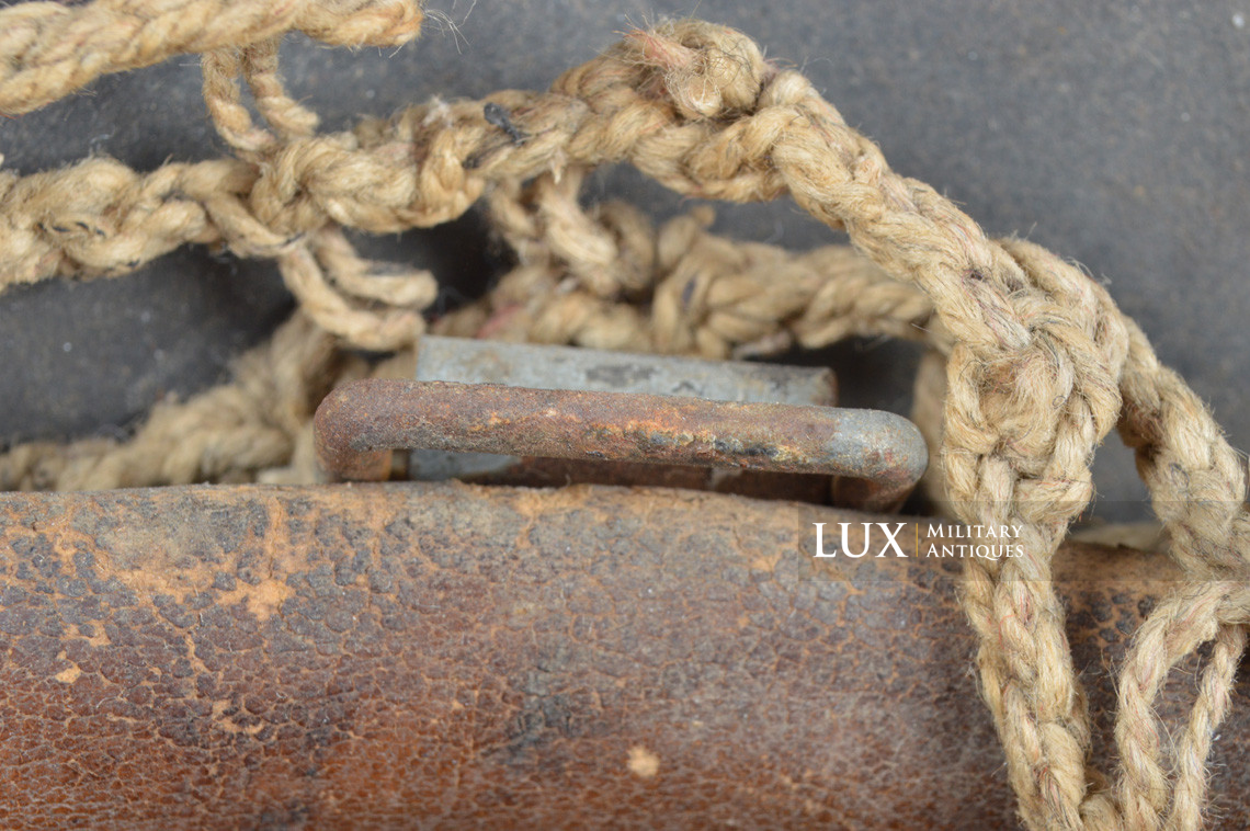 Casque allemand M40 Heer texturé camouflé trois tons avec filet, nominatif « Lobstein » - photo 84
