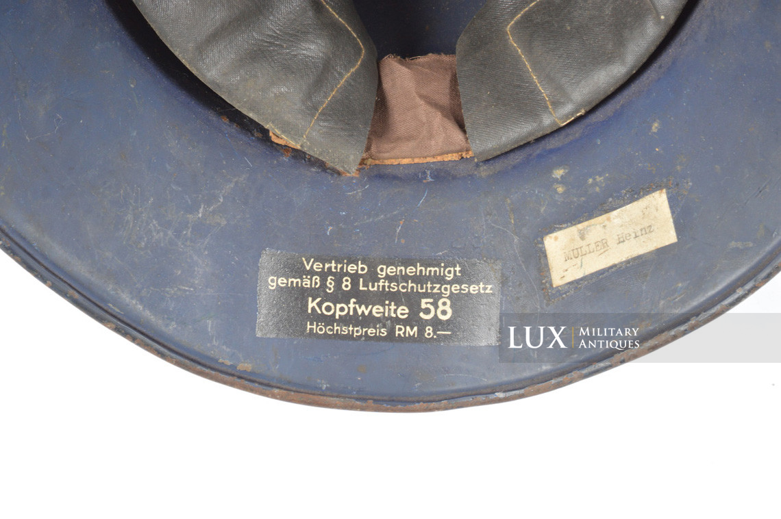 Casque allemand M38 Luftschutz « Gladiator » - photo 25