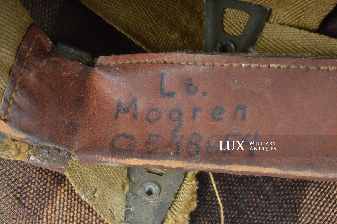 USM1 combat helmet liner, named « Lt. Mogren » - photo 21