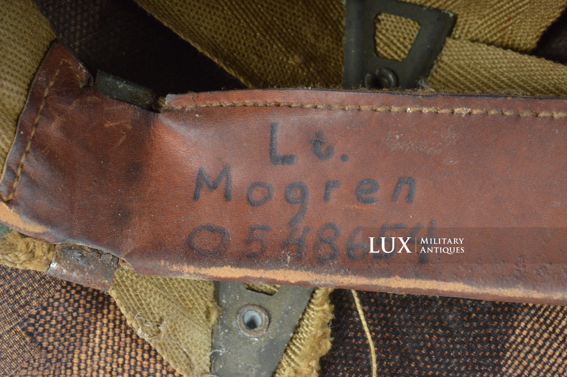 USM1 combat helmet liner, named « Lt. Mogren » - photo 21