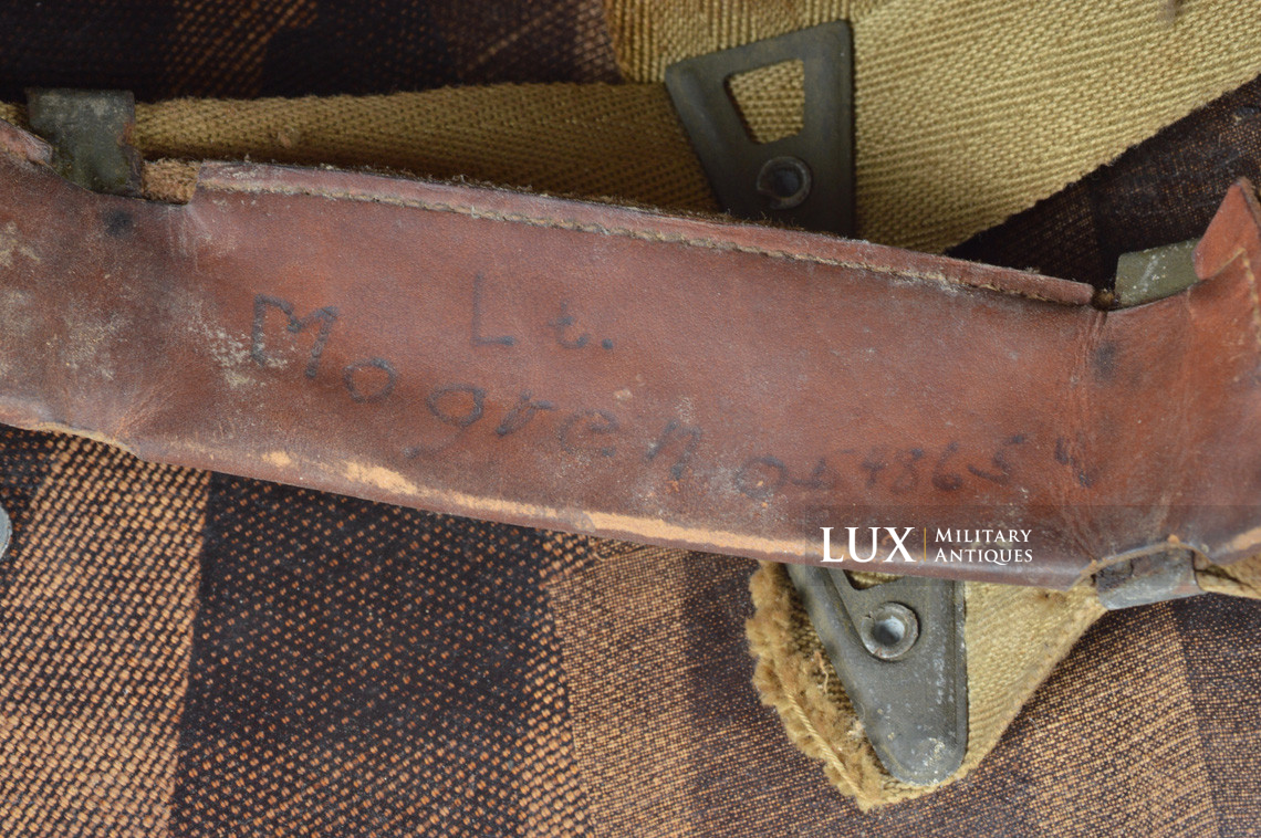 USM1 combat helmet liner, named « Lt. Mogren » - photo 23