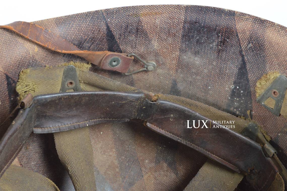 Rare USM1 2nd Infantry Division Chaplain's combat helmet, « Indian Head » - photo 94