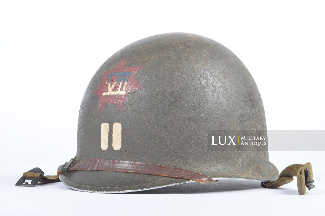Casque USM1 Capitaine 7th Army Corps - Lux Military Antiques - photo 4