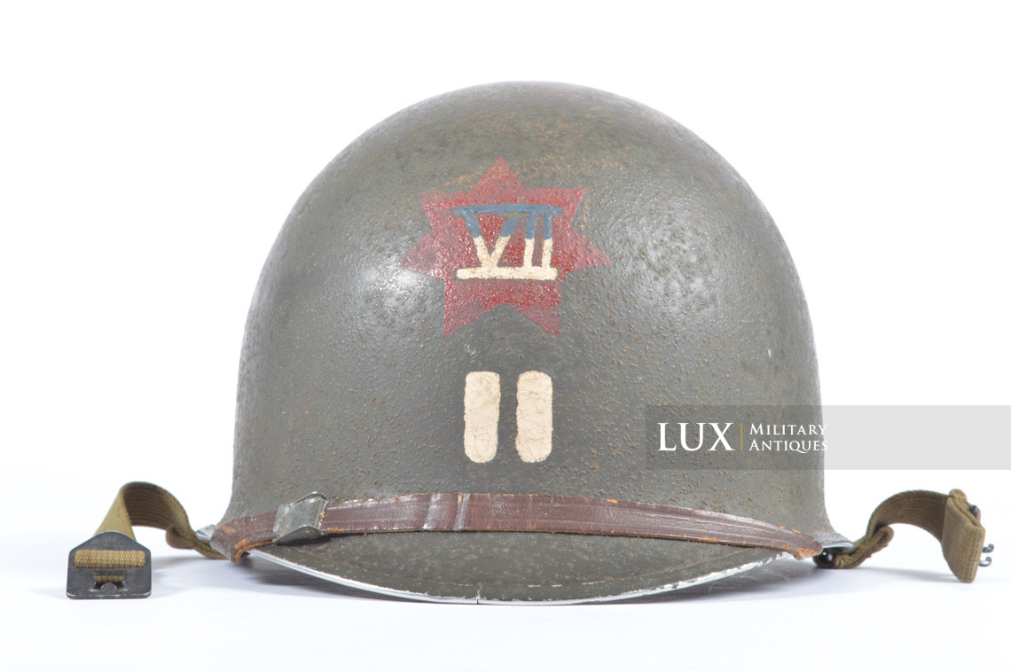 Casque USM1 Capitaine 7th Army Corps - Lux Military Antiques - photo 8