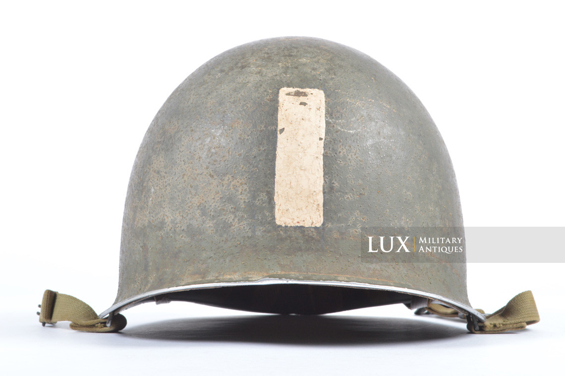 USM1 7th Corps Captain's combat helmet, « Follow Me / ETO Stripe » - photo 12