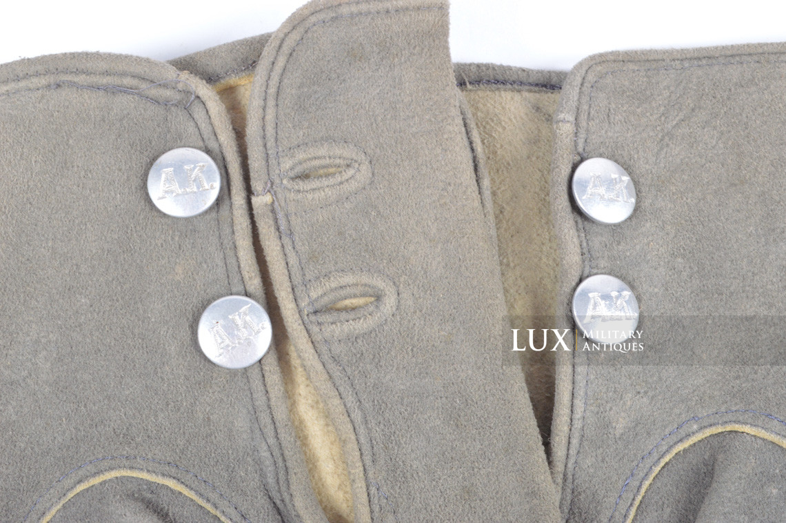German issued leather officer gloves, « 1942 » - photo 8